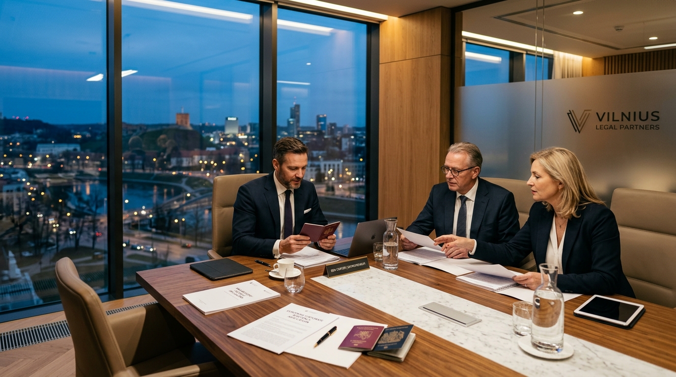 Executive consultation for Lithuanian Business TRP immigration in Vilnius